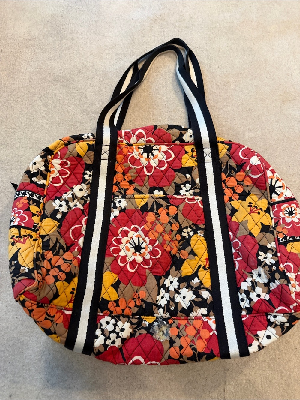 Vera Bradley Quilted Floral Tote